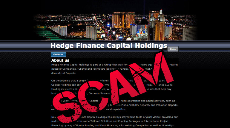 Hedge Finance Capital Holdings Scam
