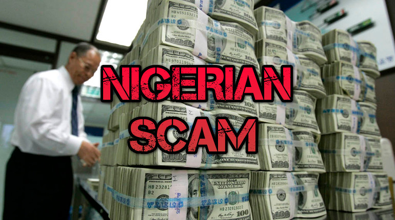 Nigerian scam millions